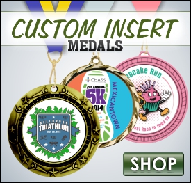 Custom Printed Insert Medals