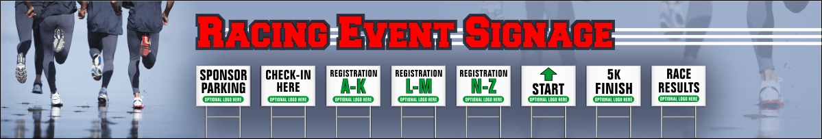 Racing Event Signs