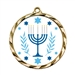 Hanukkah Menorah Insert Medal