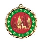 Holiday Reindeer 022A Insert Medal
