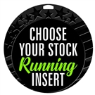 Running Full Color Insert Medal
