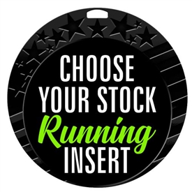 Running Full Color Insert Medal