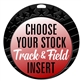 Track and Field Full Color Insert Medal