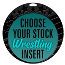 Wrestling Full Color Insert Medal