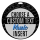 Music Full Color Custom Text Insert Medal