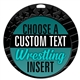 Wrestling Full Color Custom Text Insert Medal