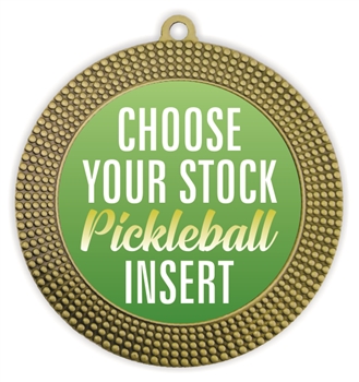 Pickleball Full Color Insert Medal