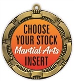 Martial Arts Full Color Insert Medal