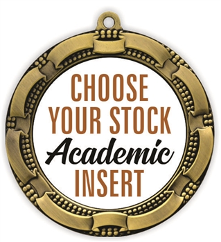 Academic Full Color Insert Medal