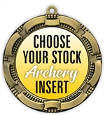 Archery Full Color Insert Medal