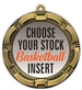 Basketball Full Color Insert Medal
