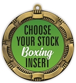 Boxing Full Color Insert Medal