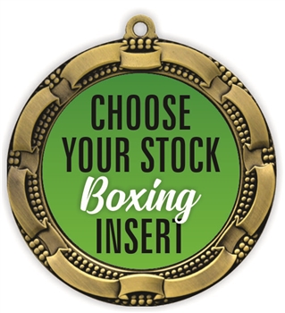 Boxing Full Color Insert Medal