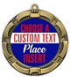Place Full Color Custom Text Insert Medal