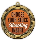 Shooting Full Color Insert Medal