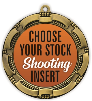 Shooting Full Color Insert Medal