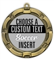 Soccer Full Color Custom Text Insert Medal