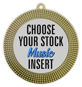 Music Full Color Insert Medal