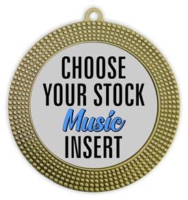 Music Full Color Insert Medal