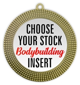 Body Building Full Color Insert Medal