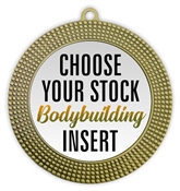 Body Building Full Color Insert Medal