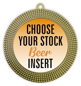 Beer Full Color Insert Medal