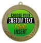 Chili Cook-off Full Color Custom Text Insert Medal