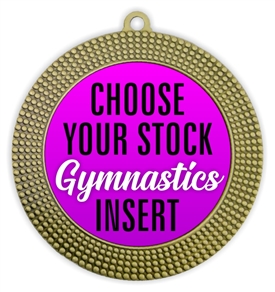 Gymnastics Full Color Insert Medal