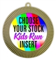 Kids Run Full Color Insert Medal