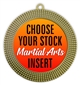 Martial Arts Full Color Insert Medal