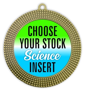 Science Full Color Insert Medal