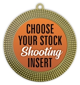 PISTOL SHOOTING METAL MEDALS BIG 70mm PACK OF 10 RIBBONS INSERTS OWN LOGO TEXT 