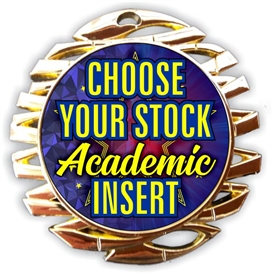 Academic Full Color Insert Medal