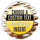 Archery Full Color Custom Text Insert Medal