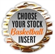 Basketball Full Color Insert Medal