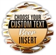 Beer Full Color Custom Text Insert Medal