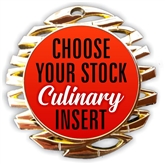 Culinary Full Color Insert Medal