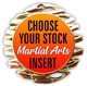 Martial Arts Full Color Insert Medal