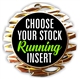 Running Full Color Insert Medal