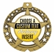 Archery Full Color Custom Text Insert Medal