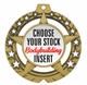 Body Building Full Color Insert Medal