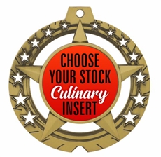 Culinary Full Color Insert Medal