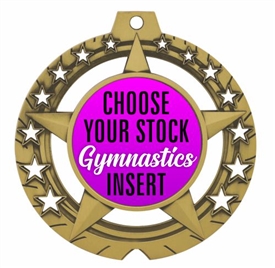 Gymnastics Full Color Insert Medal