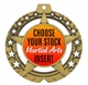 Martial Arts Full Color Insert Medal
