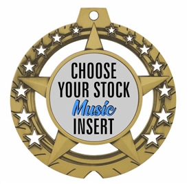 Music Full Color Insert Medal