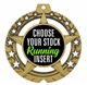 Running Full Color Insert Medal