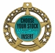 Wrestling Full Color Insert Medal