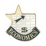 Economics Lapel Pin with presentation box