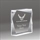 Jewel Bevel military acrylic award