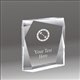 Jewel Bevel weightlifting acrylic award